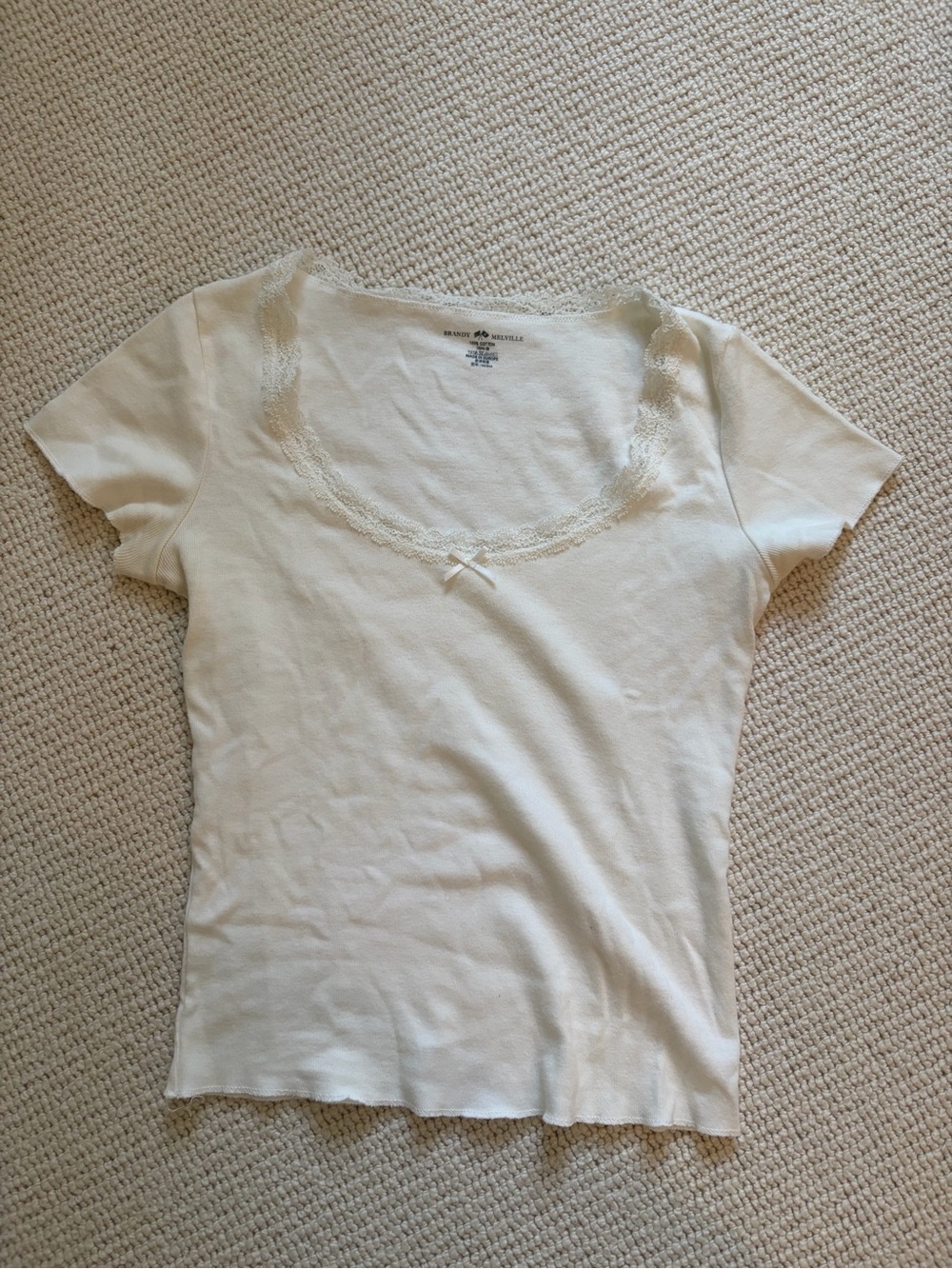 Brandy Melville Lace Tee